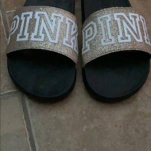 Like new pink slides